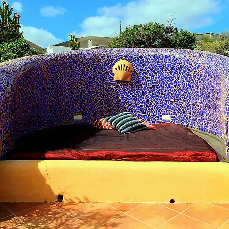 Casa de Férias Concha - Sonnenbett, Sauna, Traumhafter Meerblick, Beheizter Pool, Billiard, Tischtennis La Asomada (Lanzarote)
