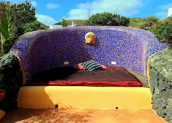 Tatil Evi Concha - Sonnenbett, Sauna, Traumhafter Meerblick, Beheizter Pool, Billiard, Tischtennis La Asomada (Lanzarote)